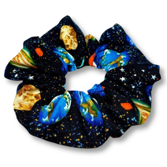 Black Planet Galaxy Scrunchie Enchanted Scrunch