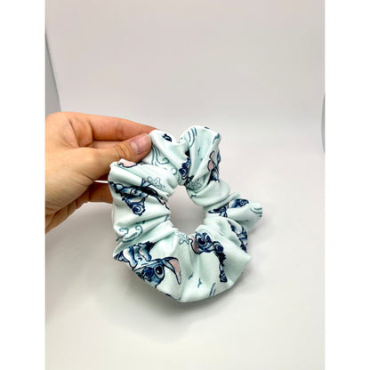 Mini Blue Stitch Scrunchie