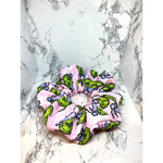 Load image into Gallery viewer, Pink Grinch Bullet Scrunchie
