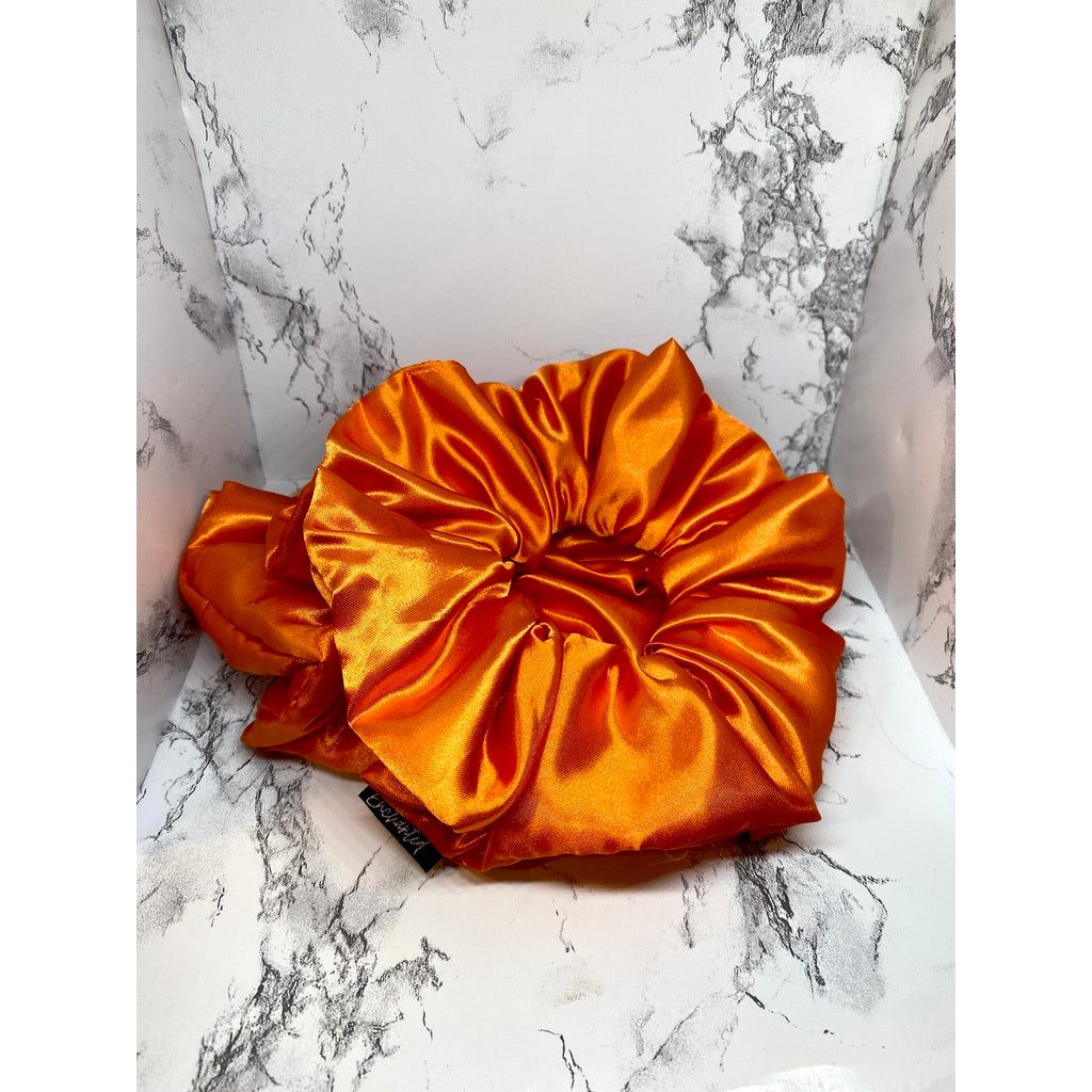 Orange Silk Fall Scrunch Enchanted Scrunch