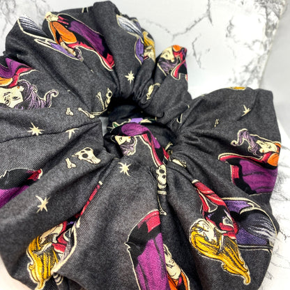 Black Hocus Pocus Halloween Scrunchie Enchanted Scrunch