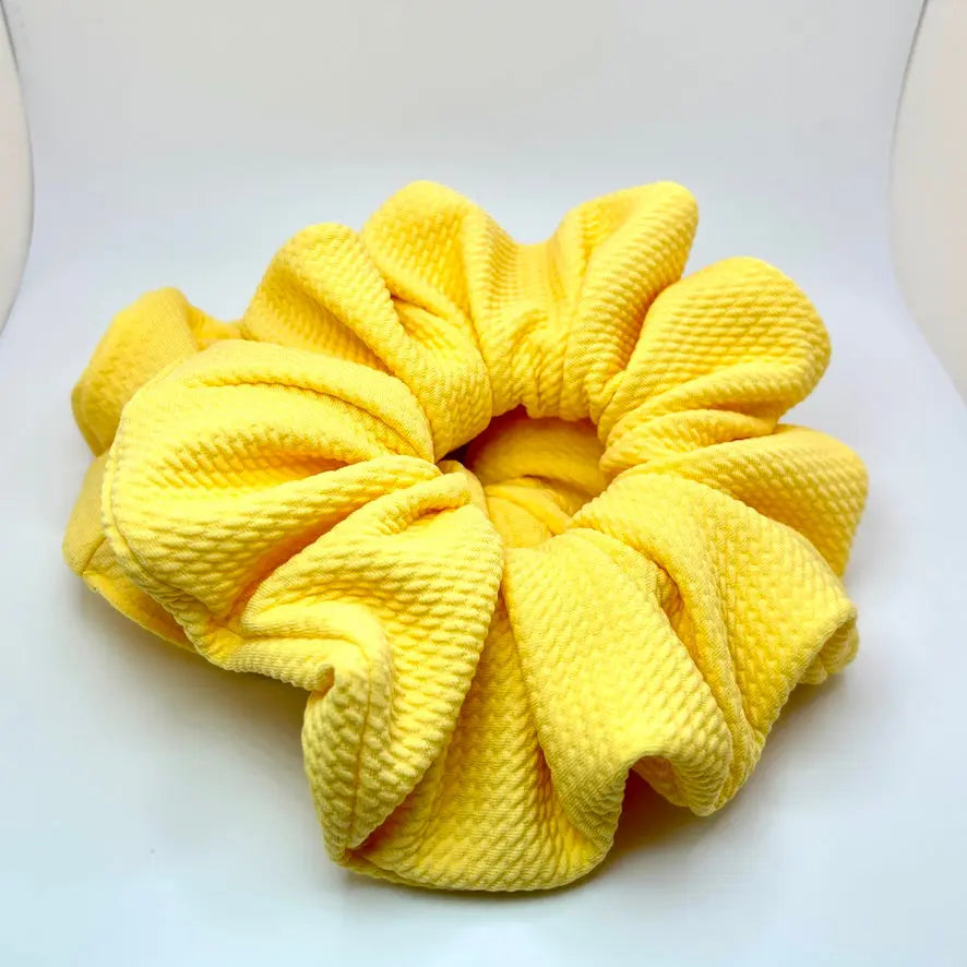 Pastel Yellow Bullet Scrunchie Enchanted Scrunch