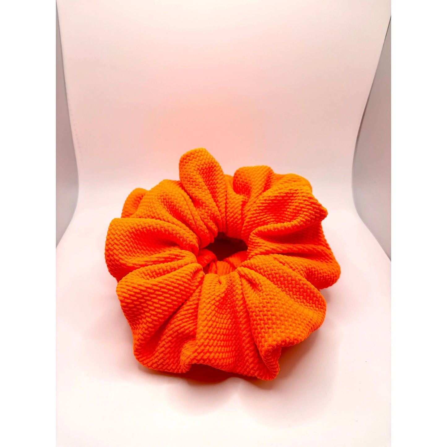 Neon Orange Bullet Scrunchie enchantedscrunch