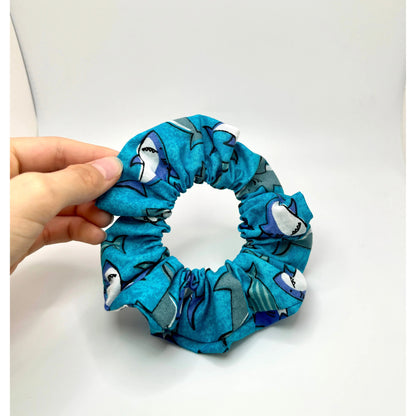 Mini Blue Shark Scrunchie enchantedscrunch