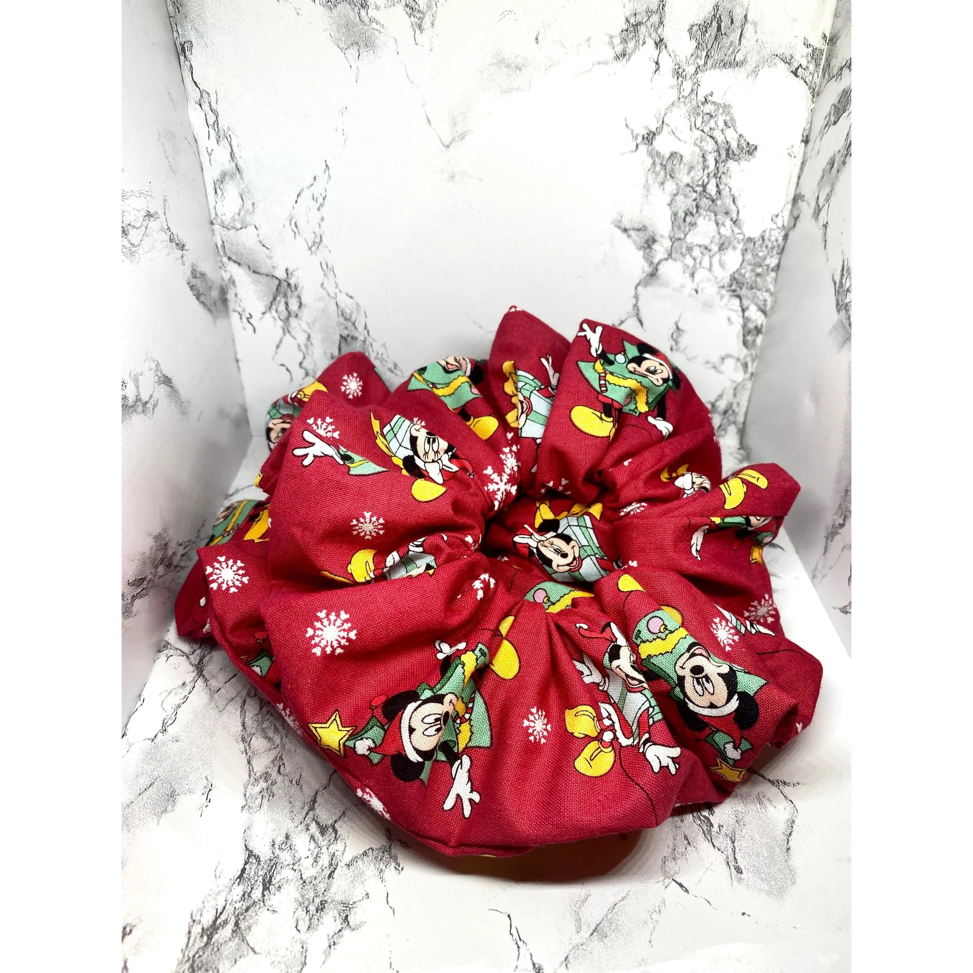 Red Christmas Mouse Scrunchie Enchanted Scrunch