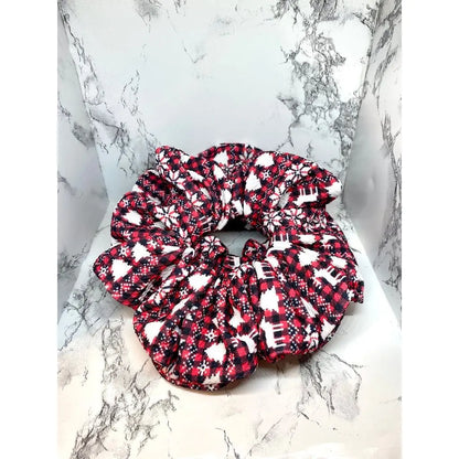 Buffalo Ugly Sweater Christmas Bullet Scrunchie Enchanted Scrunch