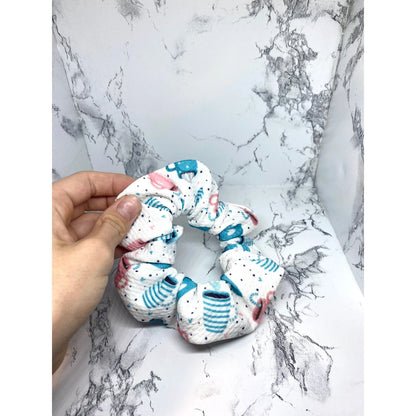 Mini White Hot Cocoa Christmas Bullet Scrunchie Enchanted Scrunch