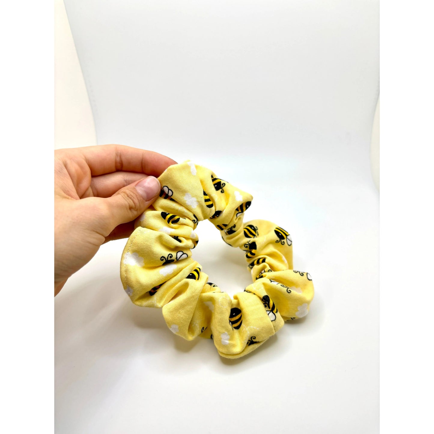 Mini Yellow Bee Summer Scrunchie enchantedscrunch