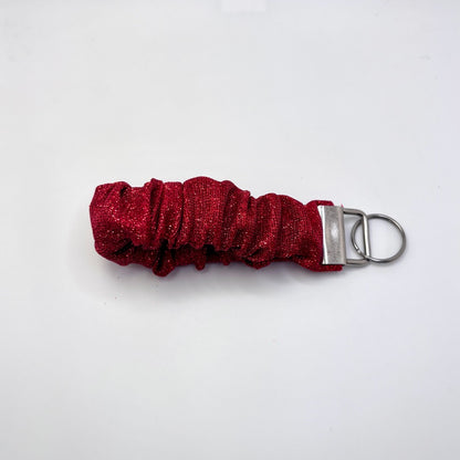 Red Sparkle Valentine's Day Scrunchie Wristlet