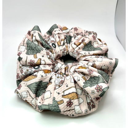 S'mores Camping Summer Bullet Scrunchie enchantedscrunch