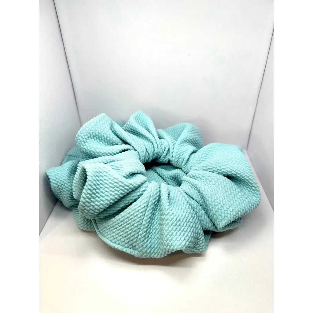 Sky Blue Bullet Scrunchie enchantedscrunch