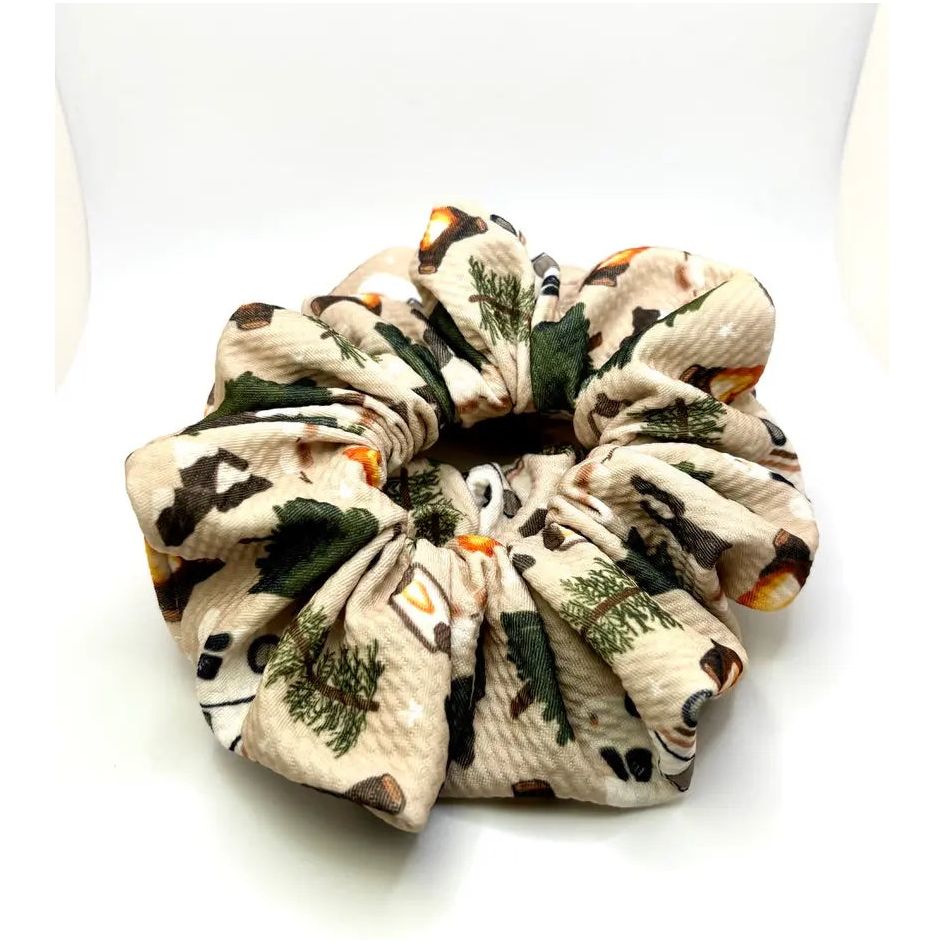 Camping Summer Bullet Scrunchie enchantedscrunch