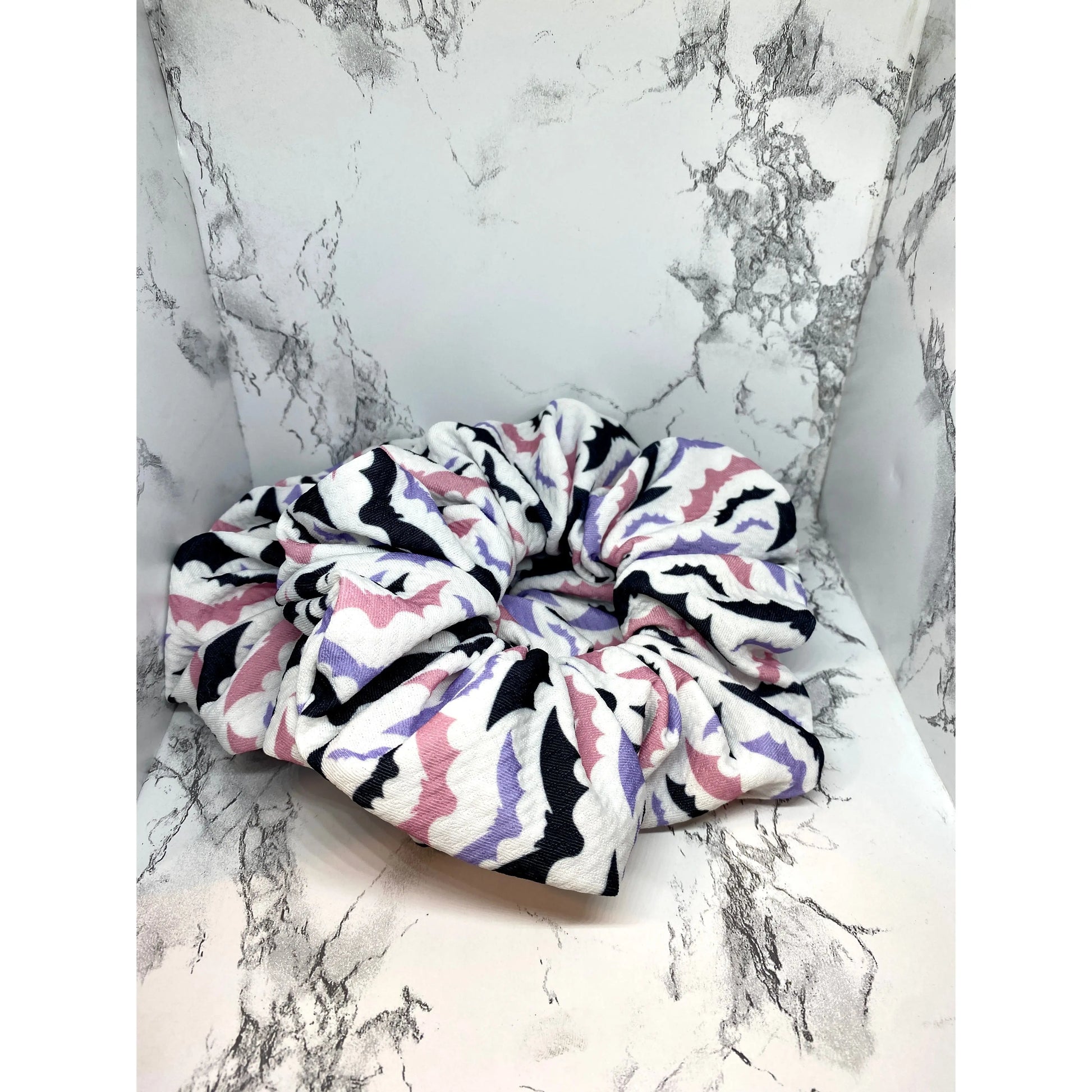 Pastel Bats Halloween Bullet Scrunchie Enchanted Scrunch