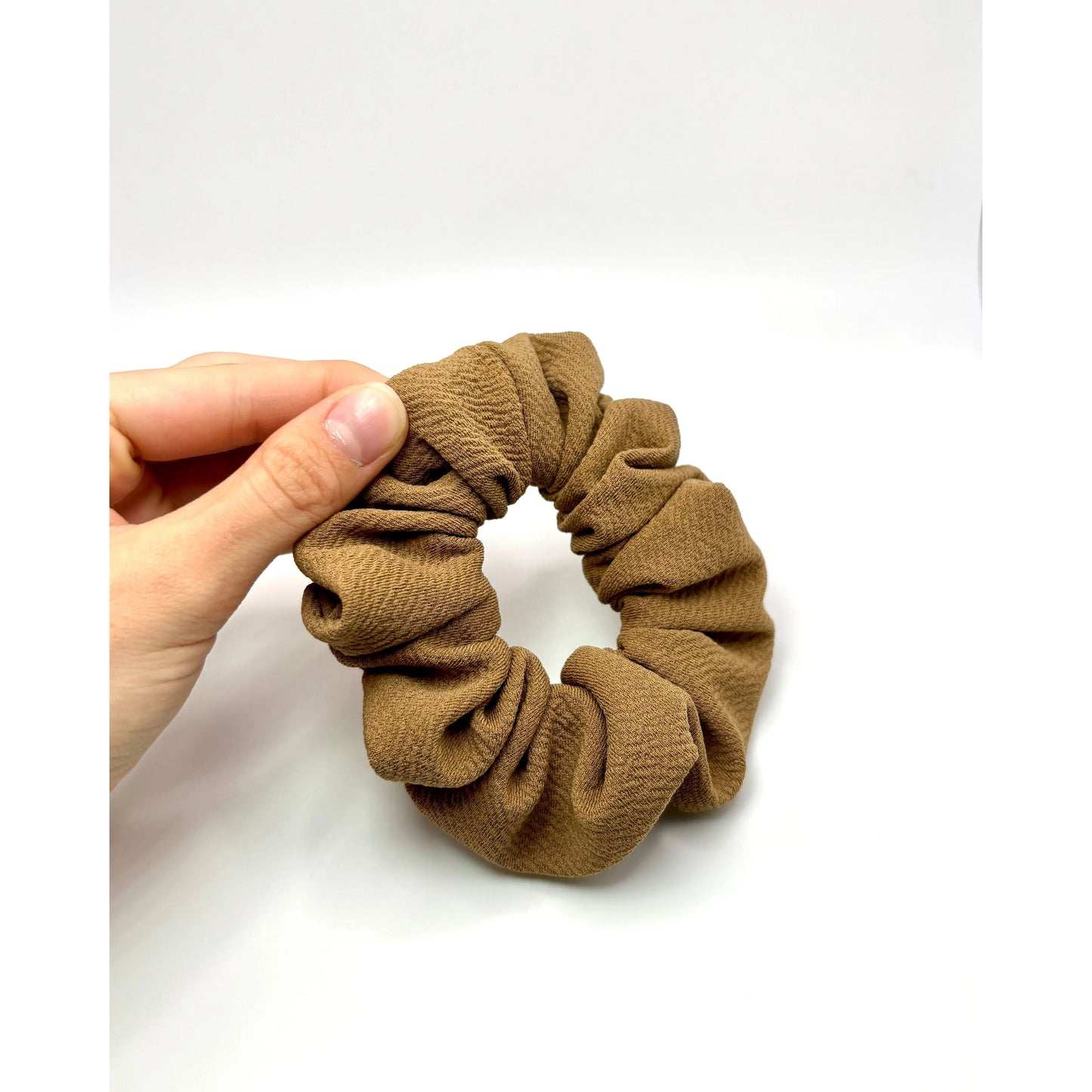 Mini Light Brown Liverpool Scrunchie enchantedscrunch