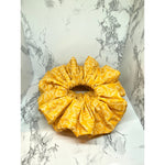 Load image into Gallery viewer, Yellow Pumpkin Fall Scrunch
