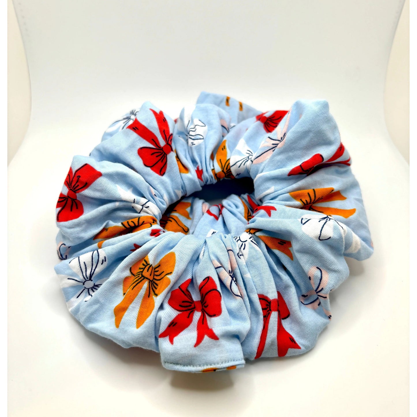 Blue Bow Scrunchie enchantedscrunch