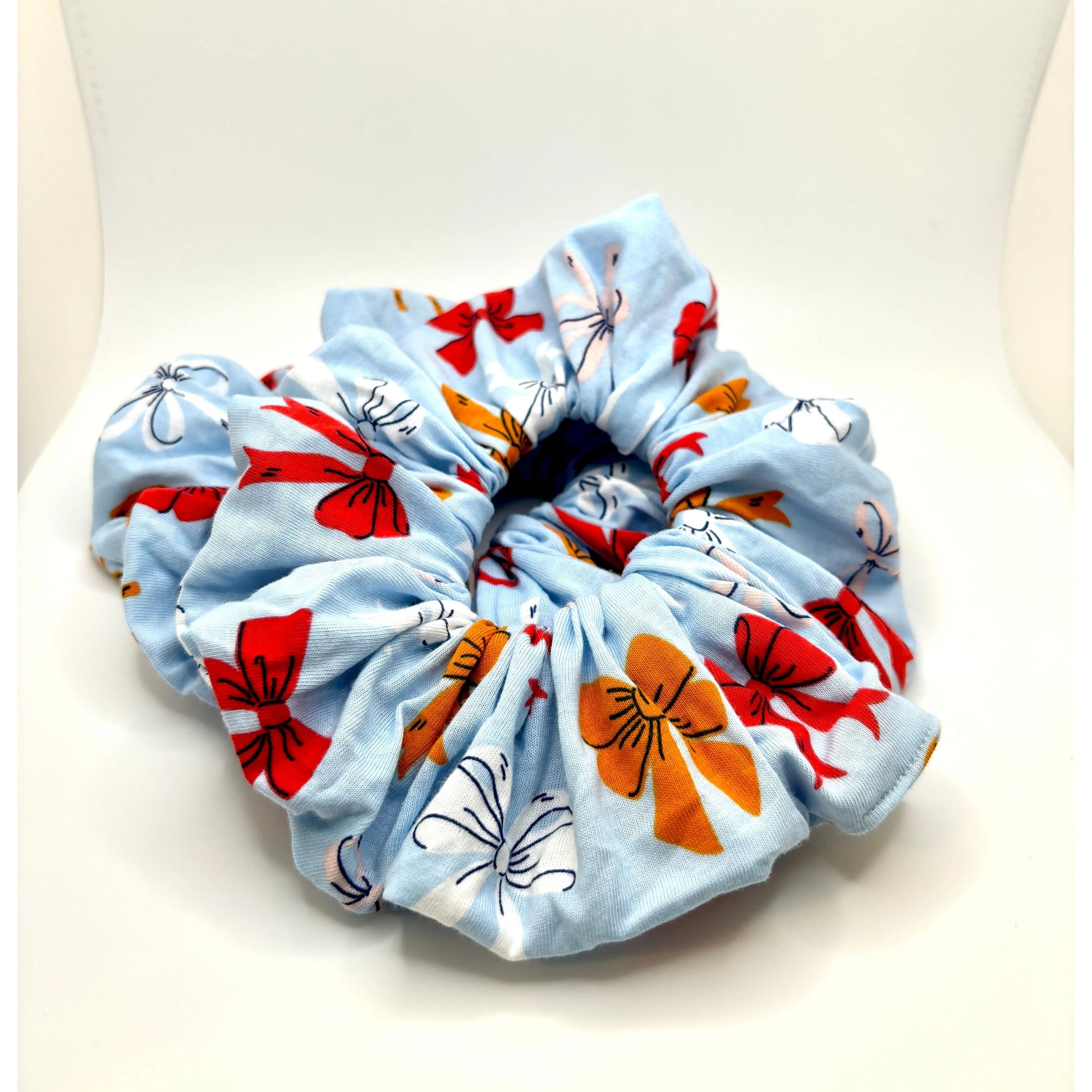 Blue Bow Scrunchie enchantedscrunch