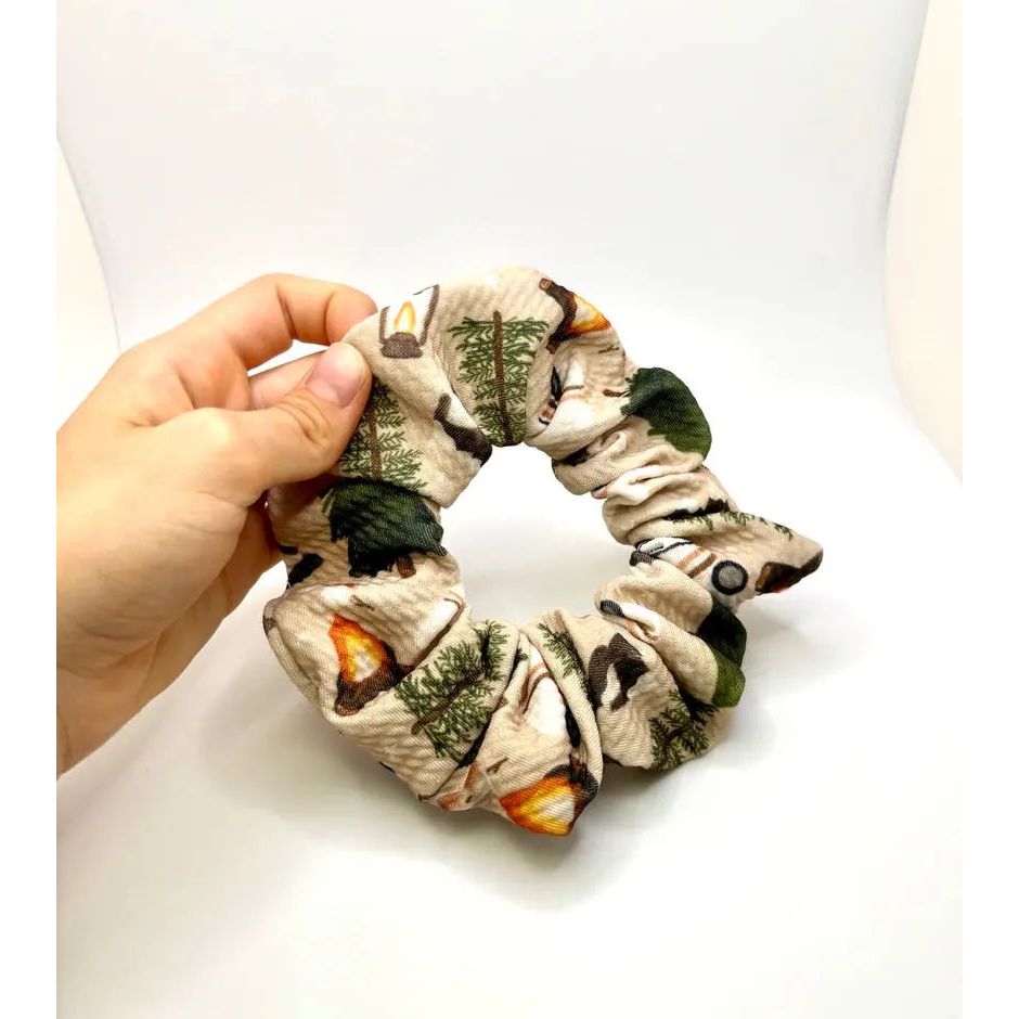 Mini Camping Summer Bullet Scrunchie enchantedscrunch