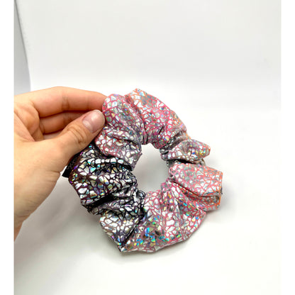 Mini Holographic Tie Dye Scrunchie enchantedscrunch