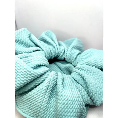 Sky Blue Bullet Scrunchie enchantedscrunch