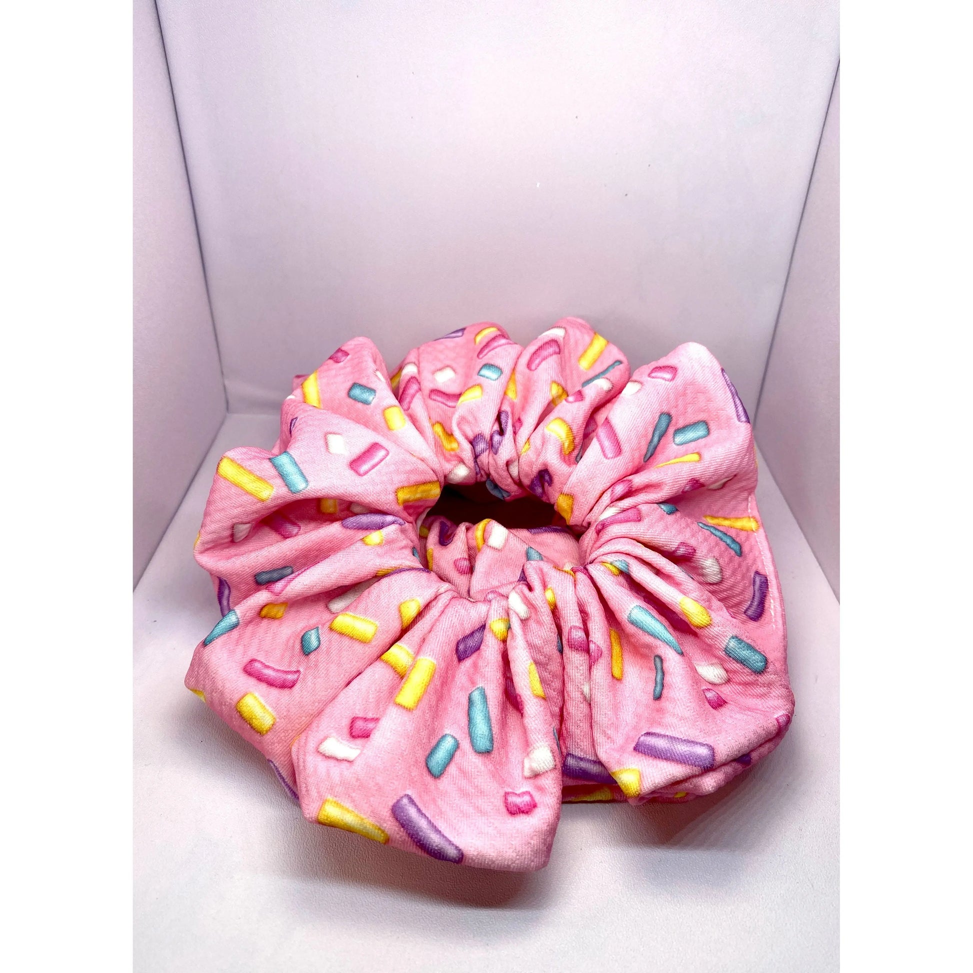 Pink Sprinkles Bullet Scrunchie Enchanted Scrunch