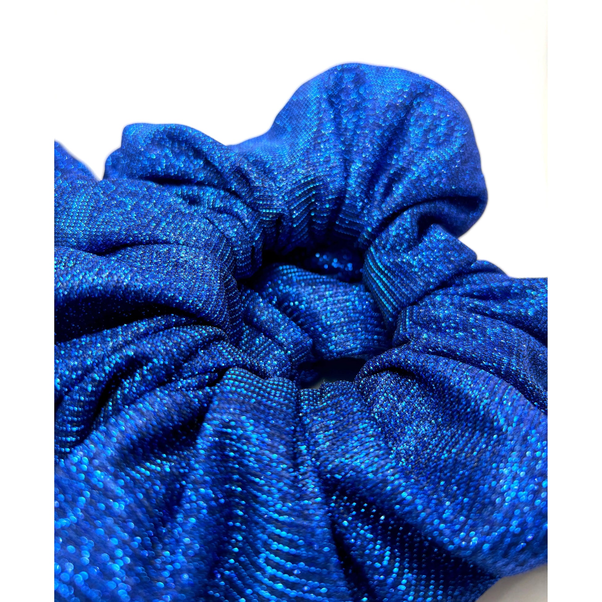 Royal Blue Sparkle 4th of July Scrunchie enchantedscrunch