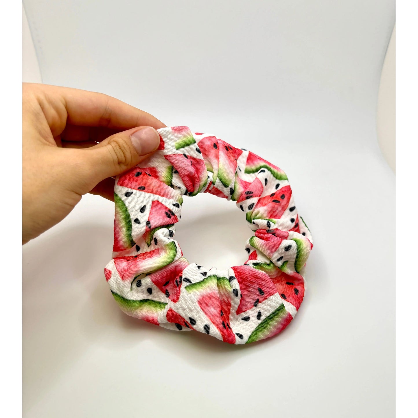 Mini Watermelon Summer Bullet Scrunchie enchantedscrunch