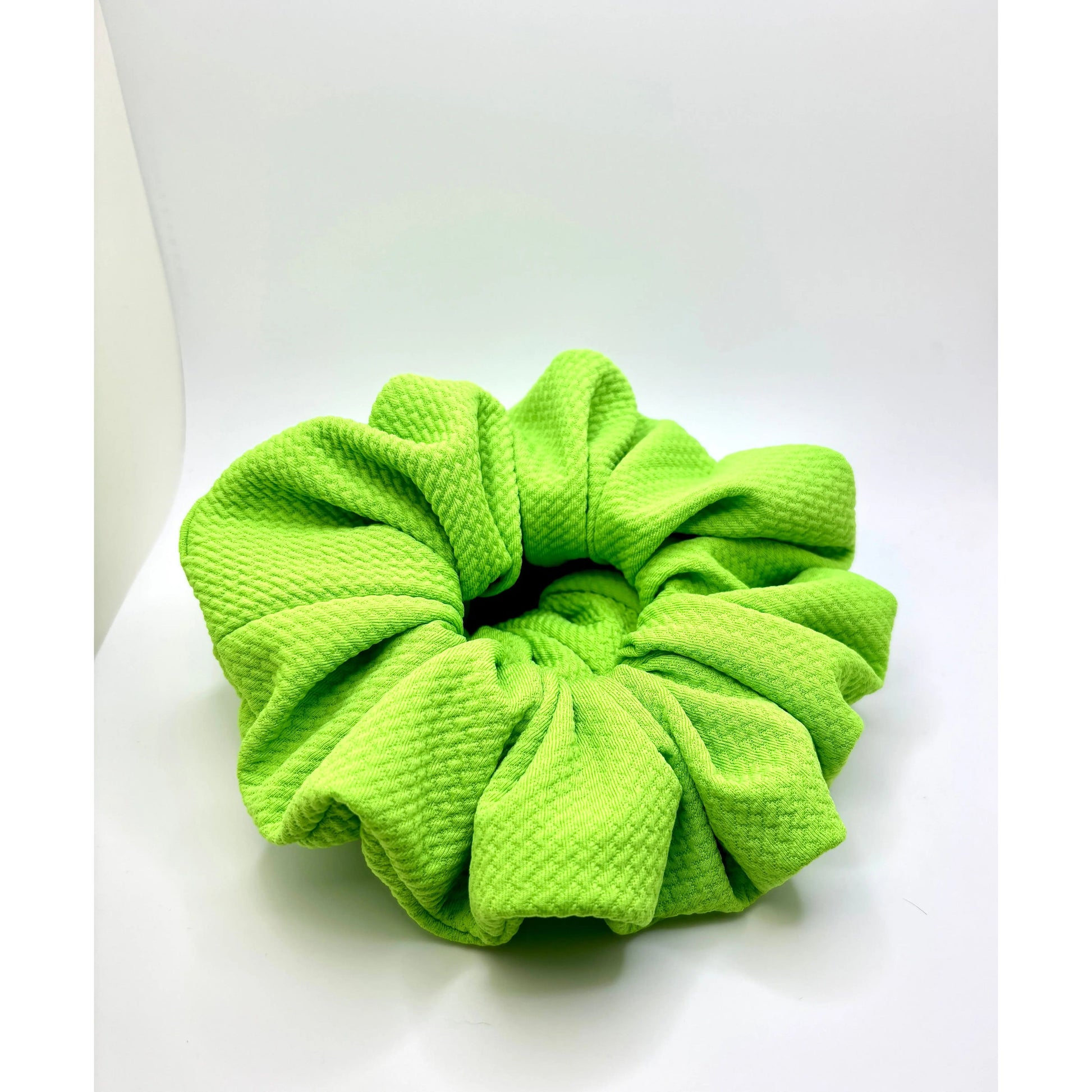 Light Green Summer Bullet Scrunchie enchantedscrunch