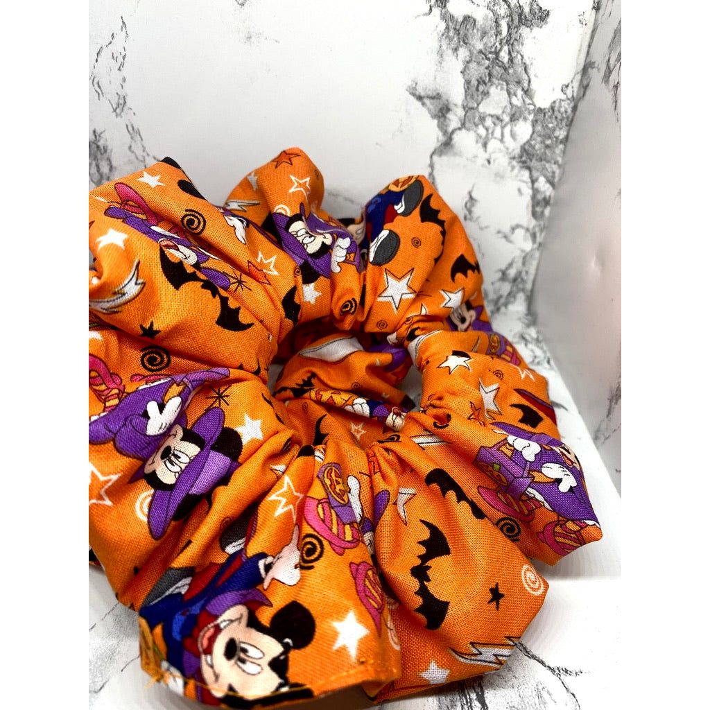 Orange Mickey Halloween Scrunch Enchanted Scrunch