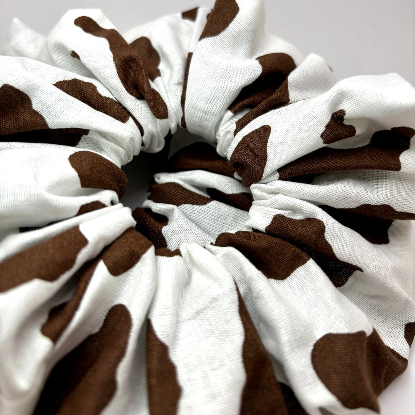 Brown Cow Print Scrunchie enchantedscrunch