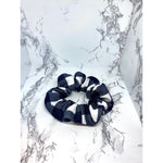 Load image into Gallery viewer, Mini Black and White Buffalo Christmas Bullet Scrunchie
