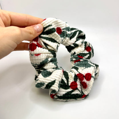 Mini Cranberry Pine Sweater Scrunchie