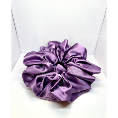 Dusty Purple Silk Scrunchie