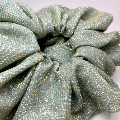 Silver Jade Sparkle Scrunchie Enchanted Scrunch