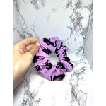 Load image into Gallery viewer, Mini Purple Kitty Cat Halloween Scrunch
