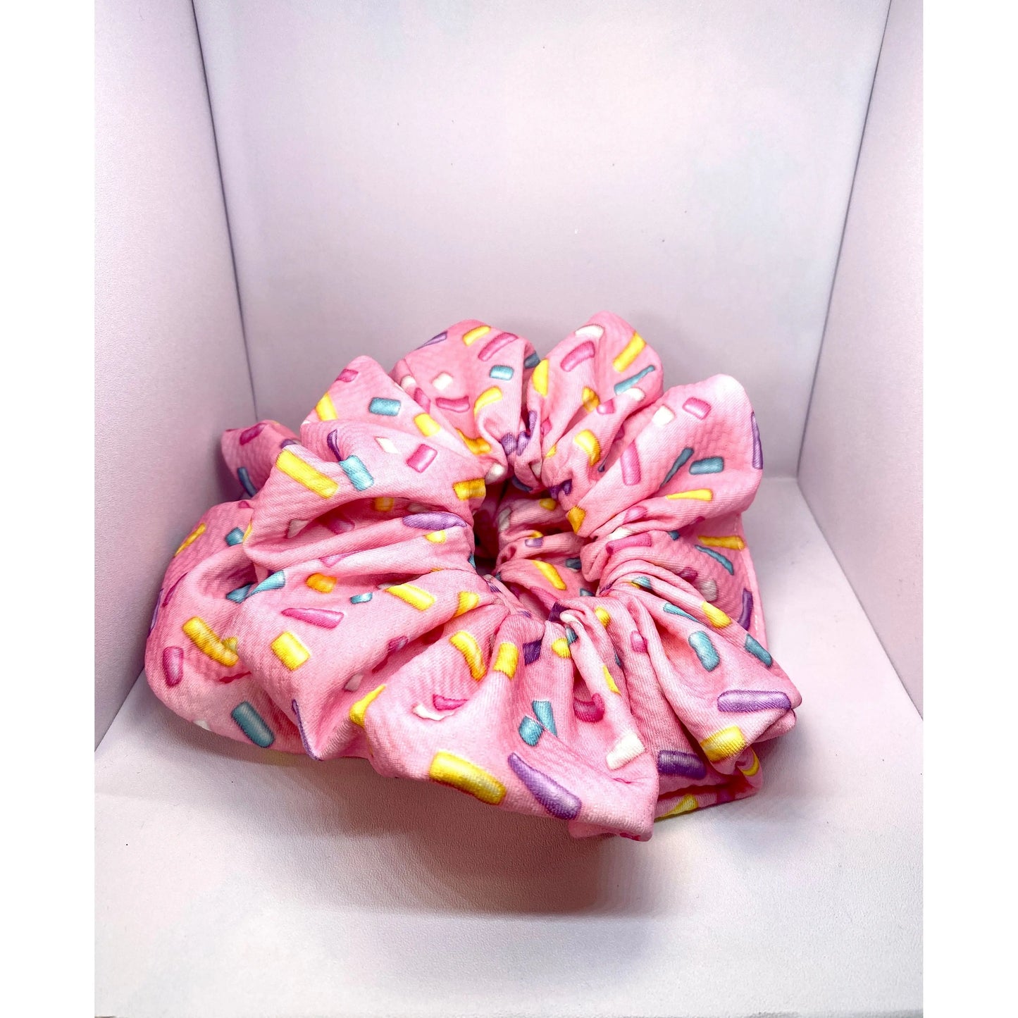 Pink Sprinkles Bullet Scrunchie Enchanted Scrunch