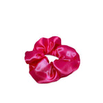 Load image into Gallery viewer, Mini Hot Pink Silk Scrunchie
