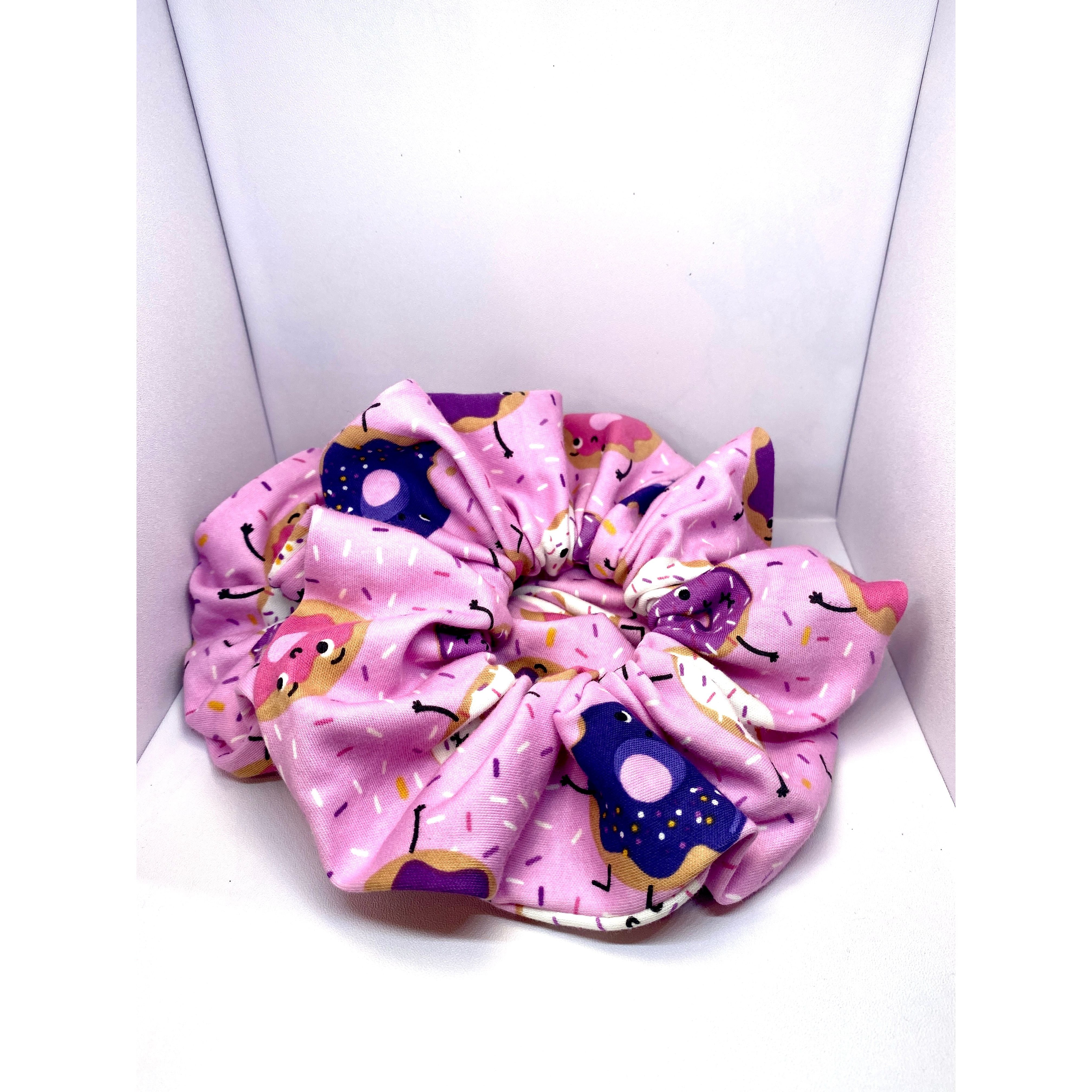 Purple Donut Scrunchie