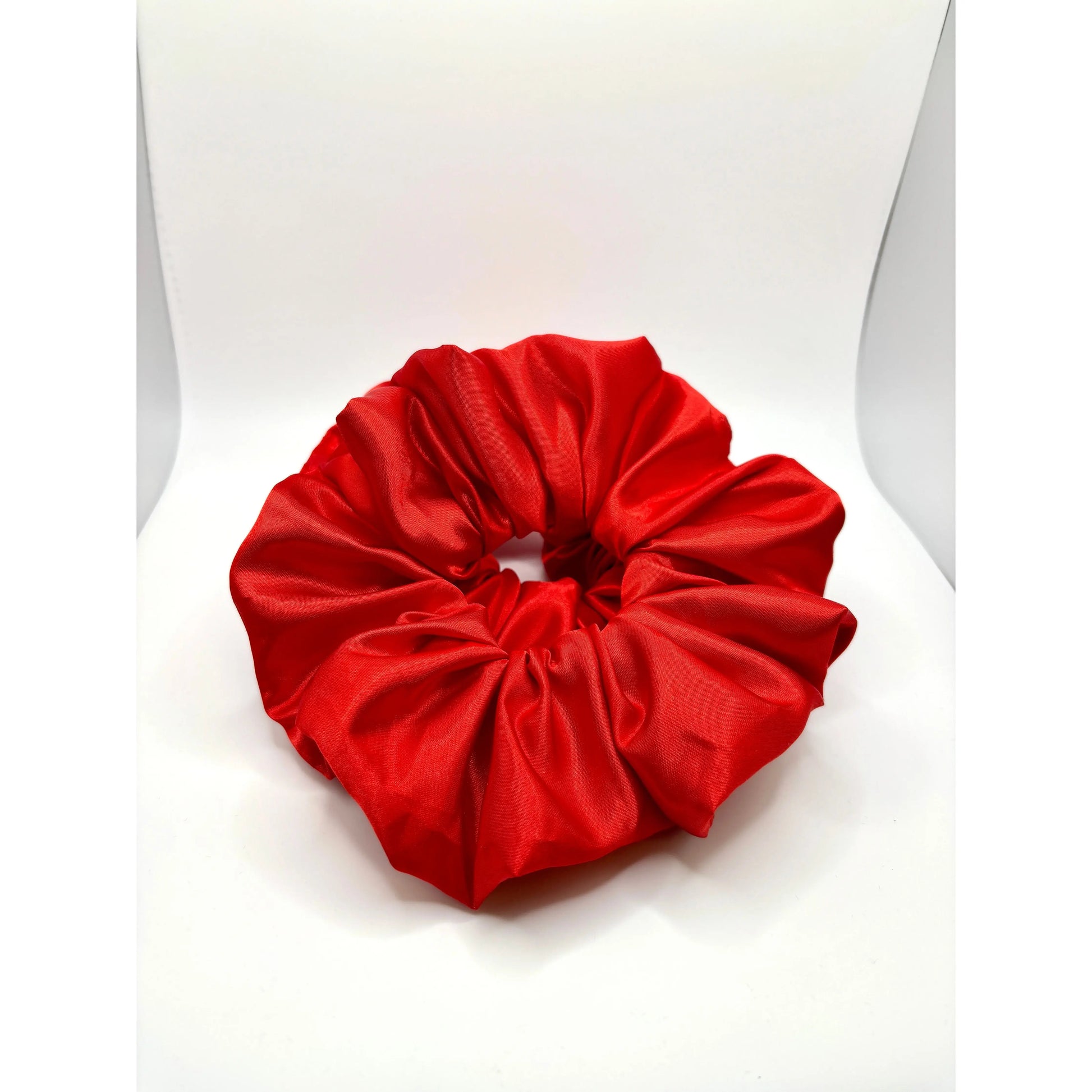 Red Silk Scrunchie enchantedscrunch