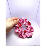 Load image into Gallery viewer, Mini Pink Candy Valentine&#39;s Day Scrunchie
