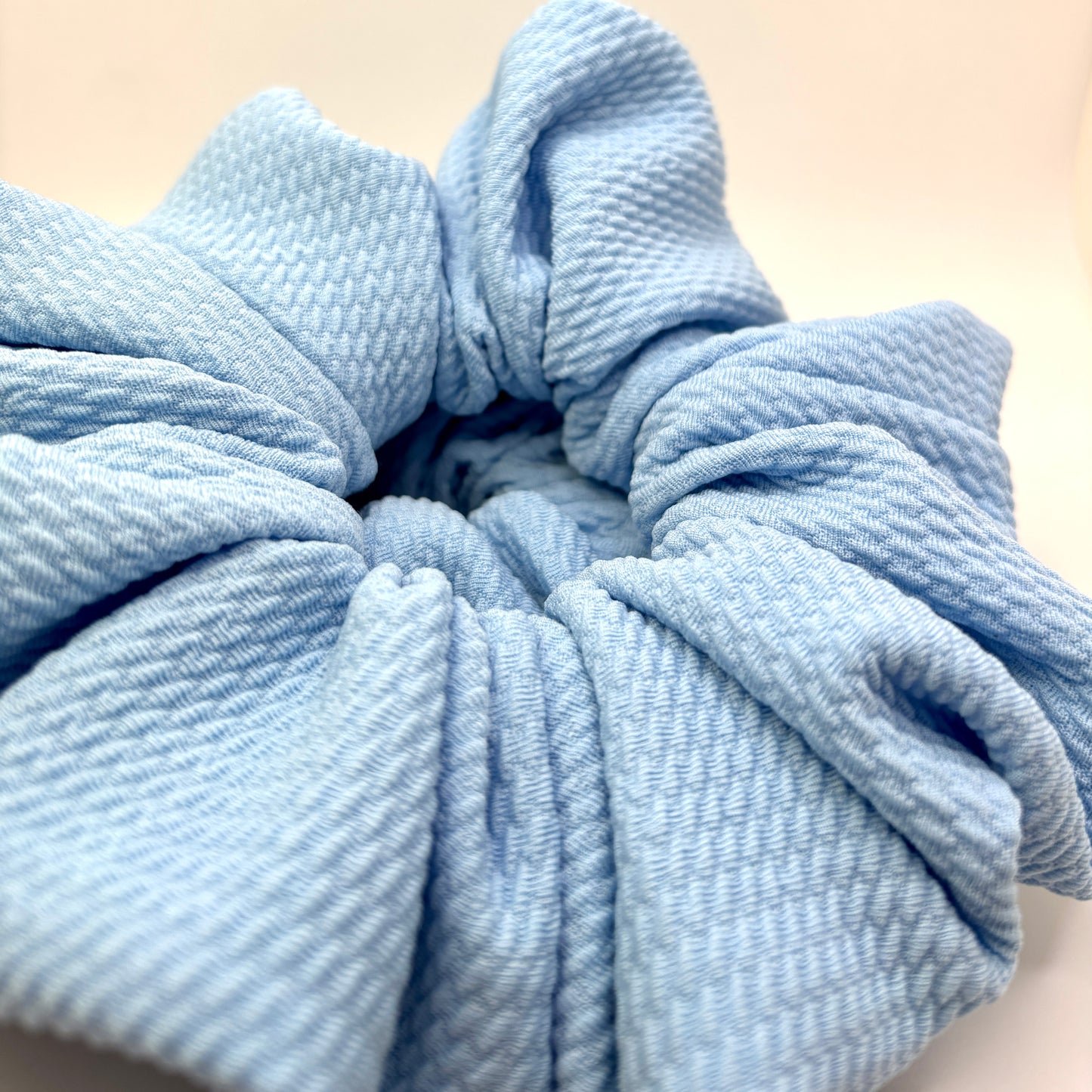 Sky Blue Bullet Scrunchie