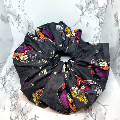 Black Hocus Pocus Halloween Scrunchie Enchanted Scrunch