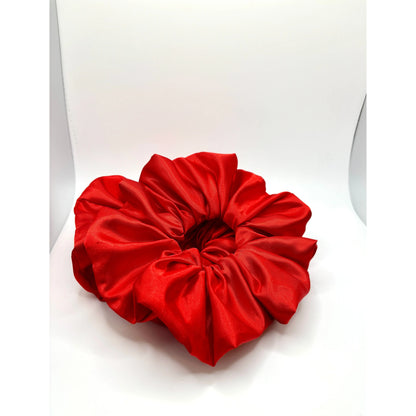 Red Silk Scrunchie