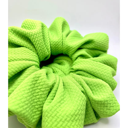 Light Green Summer Bullet Scrunchie enchantedscrunch