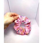 Load image into Gallery viewer, Mini Pink Sprinkles Valentine&#39;s Day Bullet Scrunchie

