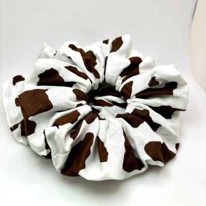 Brown Cow Print Scrunchie enchantedscrunch