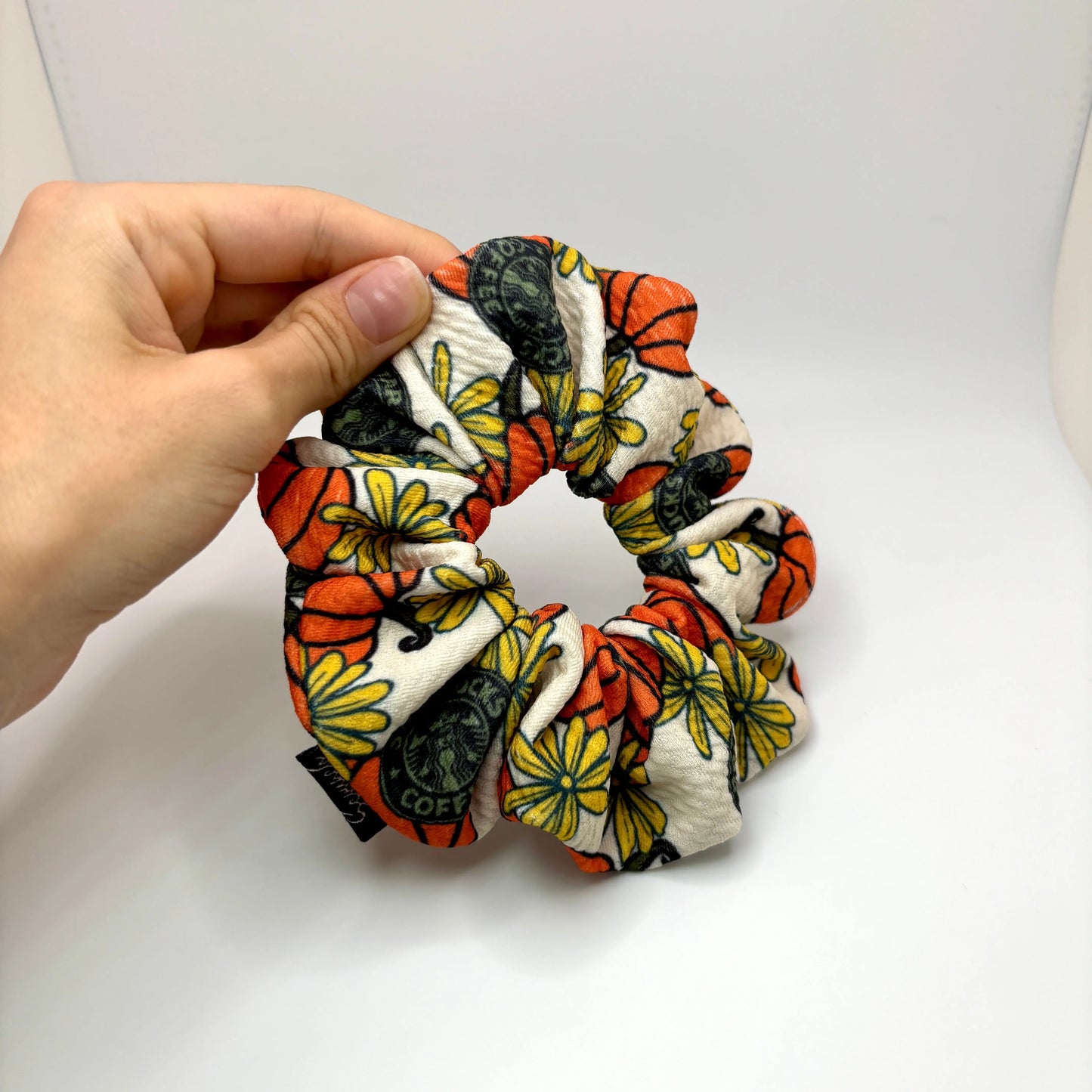 Mini Pumpkin Starbucks Bullet Scrunchie Enchanted Scrunch