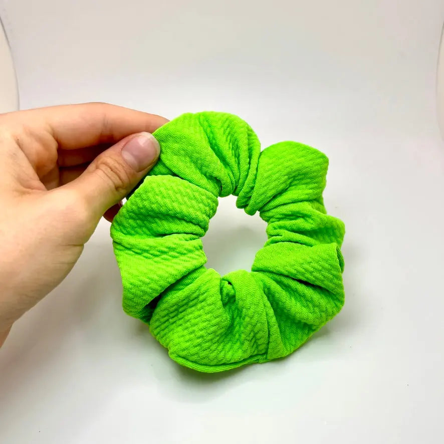 Mini Neon Green Bullet Scrunchie Enchanted Scrunch