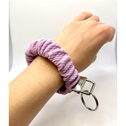 Lilac Bullet Scrunchie Wristlet