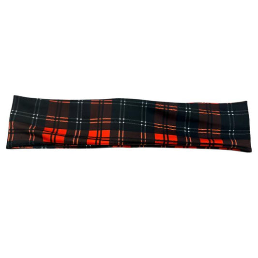 Red and Black Plaid Christmas Headband